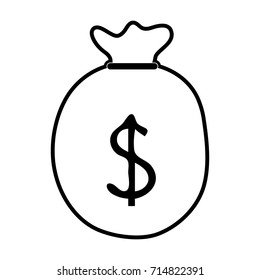 money bag icon image 