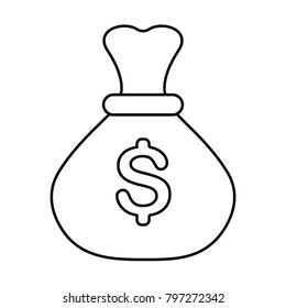 Money bag icon image