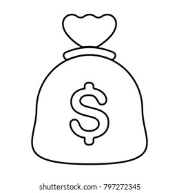 Money bag icon image