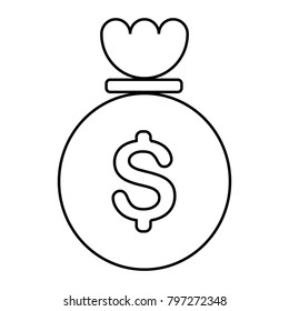Money bag icon image