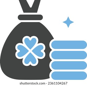 Money Bag Icon image. Suitable for mobile application.