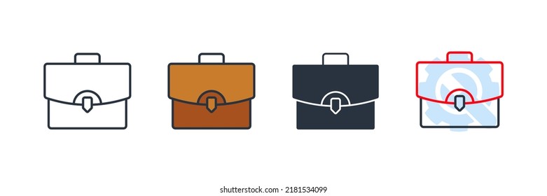 money bag icon logo vector illustration. sack of money symbol template for graphic and web design collection