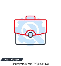 ilustración vectorial del icono de la bolsa de dinero. plantilla de símbolo de saco de dinero para colección de diseño gráfico y web