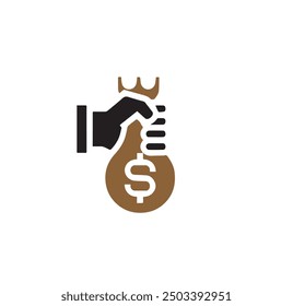 Money Bag Icon -Money Savings - Money Investment - Donation Icon - Investment Icon