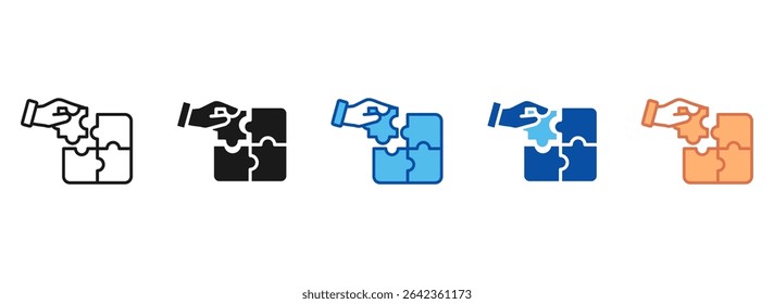 Money Bag Icon Set Multiple Style Collection