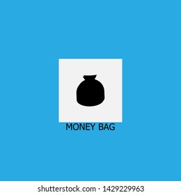 money bag icon sign signifier vector