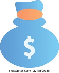 The Money Bag icon is a symbol for wealth, money management, and financial success, commonly used in finance or investment-related apps