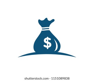 Money Bag icon Template vector illustration design