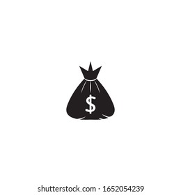 Money Bag icon Template vector illustration design