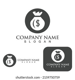 Money Bag icon Template vector illustration design