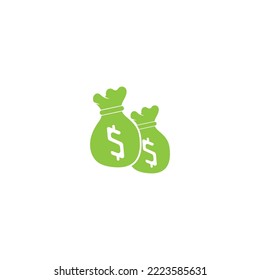 Money Bag icon Template vector illustration design