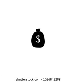 money bag icon vector