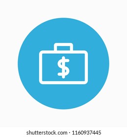 money bag icon vector