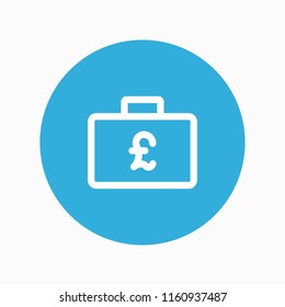 money bag icon vector