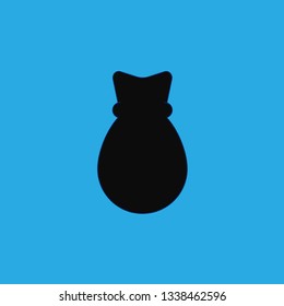 money bag icon vector
