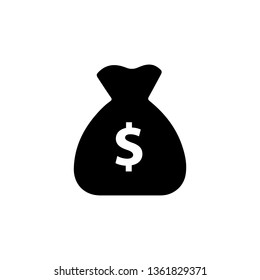 money bag icon - Vector