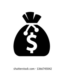 Money Bag Icon Vector