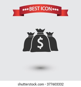 Money Bag Icon Vector