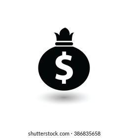 Money bag Icon vector