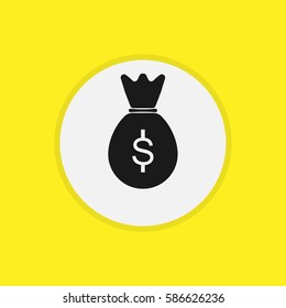 Money bag icon Vector.