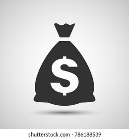 Money bag icon - Vector