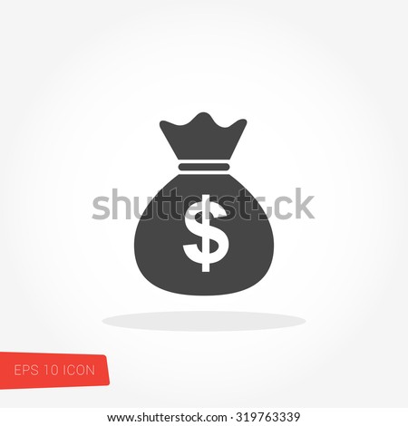 Money Bag Icon Vector