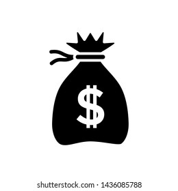 Money Bag Icon Vector design template