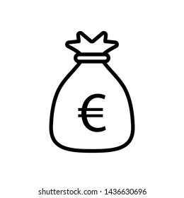 Money Bag Icon Vector design template