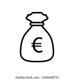 Money Bag Icon Vector design template