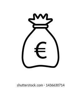 Money Bag Icon Vector design template