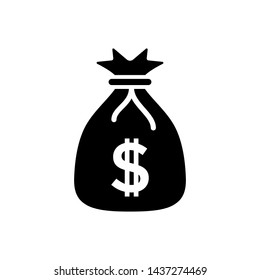 Money Bag Icon Vector design template