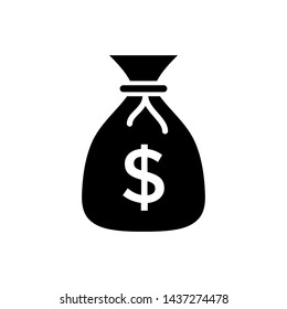 Money Bag Icon Vector design template