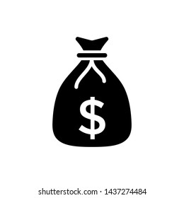 Money Bag Icon Vector design template