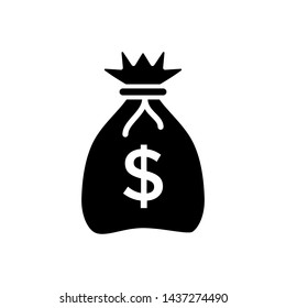 Money Bag Icon Vector design template