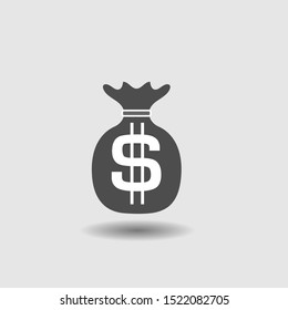 Money Bag Icon Vector design template
