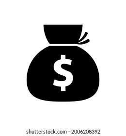 money bag Icon vector design template and illustration with editable