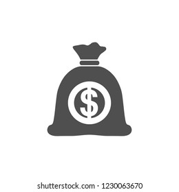 Money bag  icon. Vector  Eps 10 