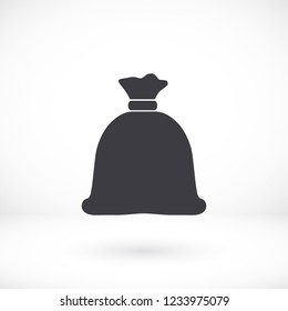 Money bag  icon. Vector  Eps 10 