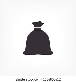 Money bag  icon. Vector  Eps 10 
