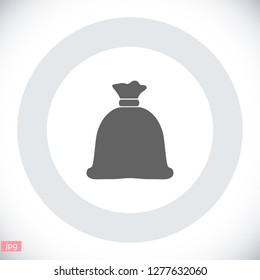 Money bag  icon. Vector  Eps 10 