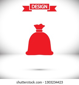 Money bag  icon. Vector  Eps 10 