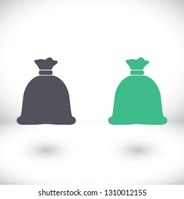 Money bag  icon. Vector  Eps 10 