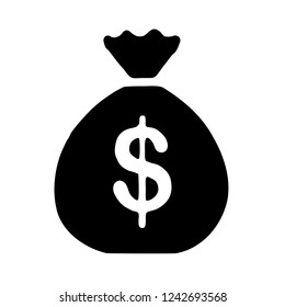 Money Bag Icon Vector. EPS10.