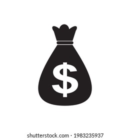 money bag icon vector illustration sign