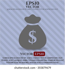 Money Bag icon vector illustration