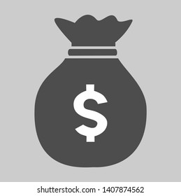 Money bag icon vector image