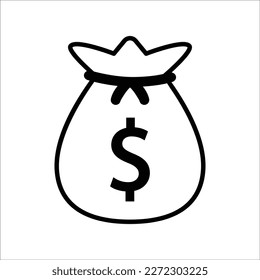 Geldbeutel-Icon Vektor auf trendige Design.