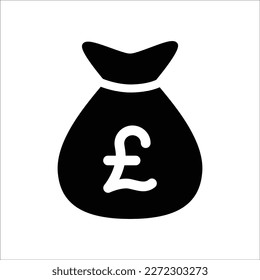 Vector De Icono De Bolsa De Dinero En Diseño De Moda.