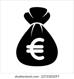 Vector De Icono De Bolsa De Dinero En Diseño De Moda.