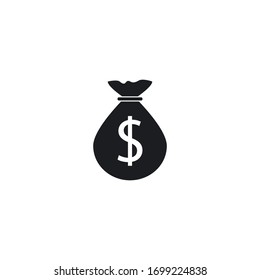 Money Bag Icon Vector Template